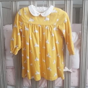 Baby boden 3-6 month bunny dress